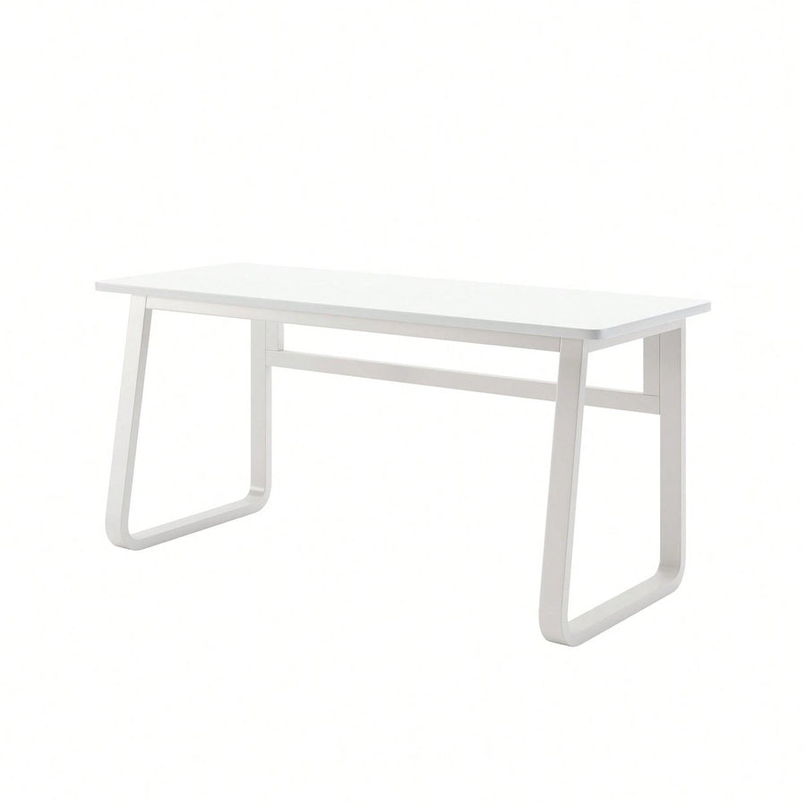 39.3 Inch Modern Simple Computer Desk For Home Office Small Writing Table Study Corner Workstation Image 1