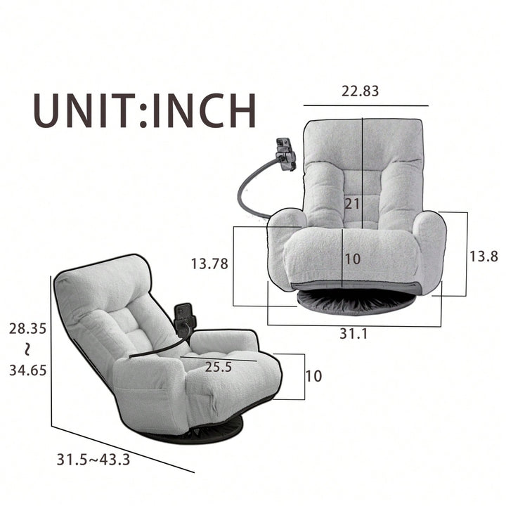 5-Way Adjustable Sofa Chair, Recliner Chair, Living Room Lounge Chair, Gaming Chair Image 11