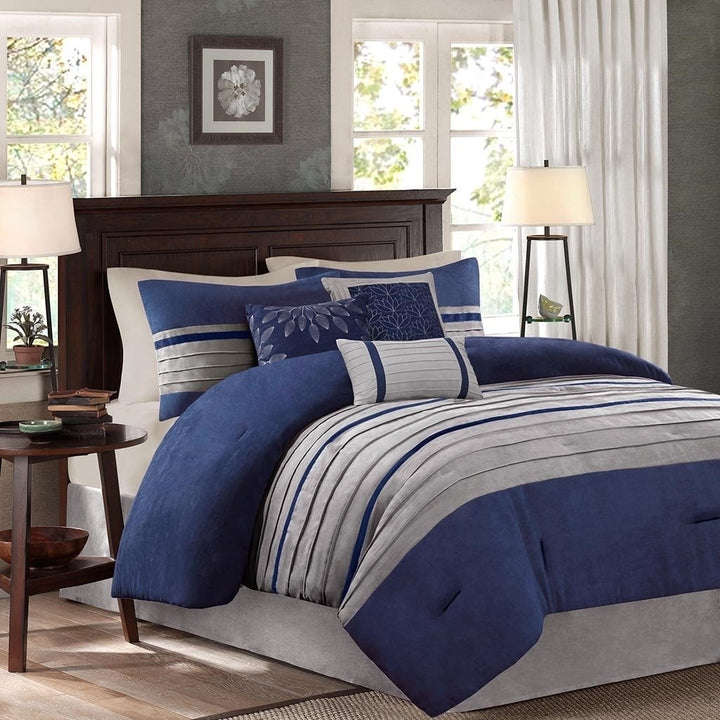 Gracie Mills Bryony 7-Piece Microsuede Comforter Set - GRACE-3264 Image 5