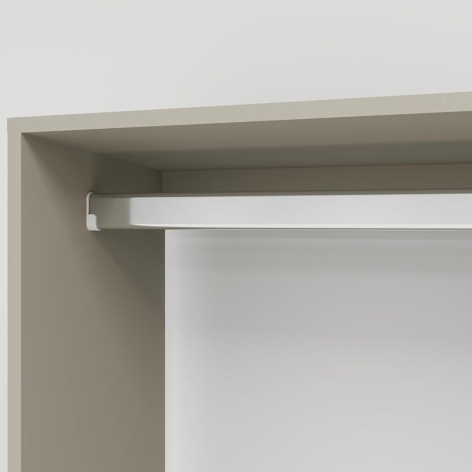 Closet Organizer System with Drawers, Clothes Organizer with Closet Shelves Wall Mounted, Grey Image 3