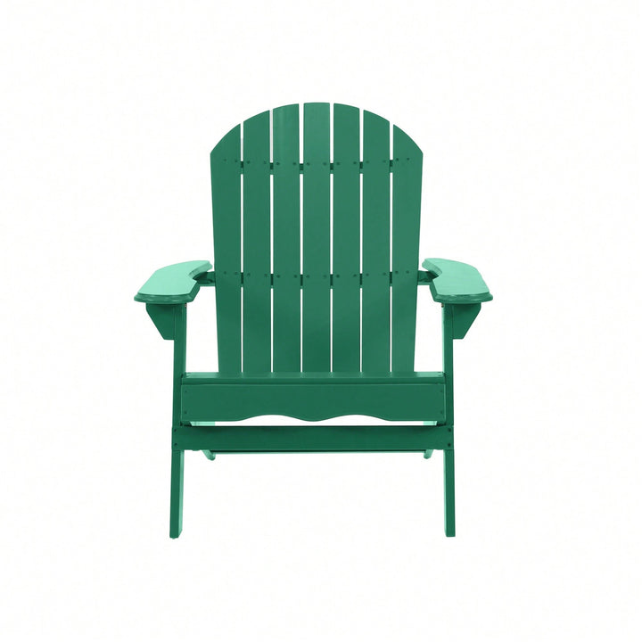 Classic Outdoor Adirondack Chair - Perfect For Relaxing In Your Patio Or Garden Image 4