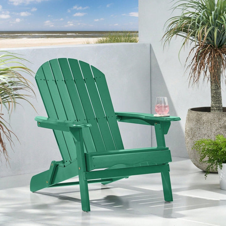 Classic Outdoor Adirondack Chair - Perfect For Relaxing In Your Patio Or Garden Image 10