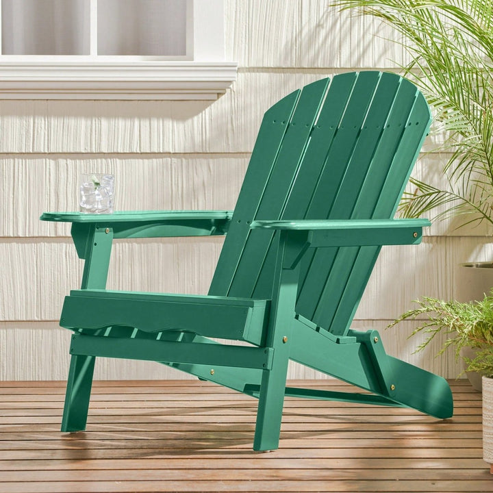 Classic Outdoor Adirondack Chair - Perfect For Relaxing In Your Patio Or Garden Image 11