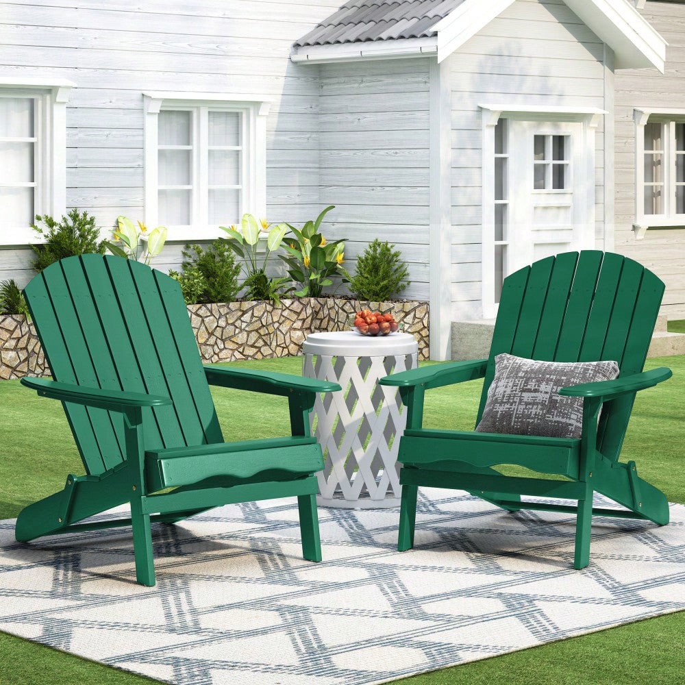 Classic Outdoor Adirondack Chair - Perfect For Relaxing In Your Patio Or Garden Image 12