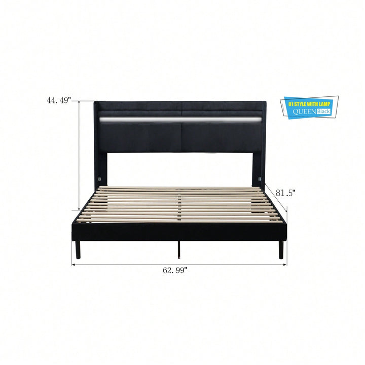 Color-Changing LED Bedside Lights With Remote Control  Firm, Stable, Easy To Assemble Image 3