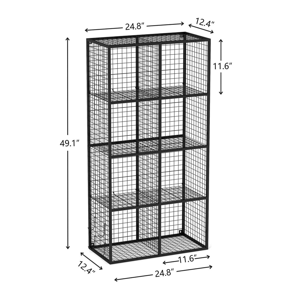 8 Cube Metal Storage Organizer Wire Storage Cube for Bedroom Office Closet Image 2