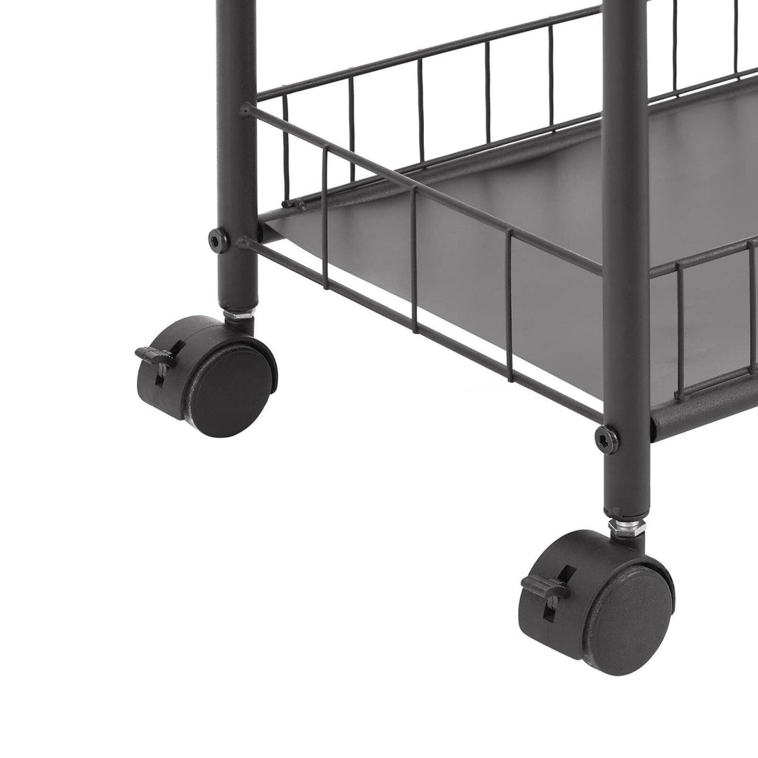 6 Tier Slim Rolling Storage Cart with Wheels Image 5