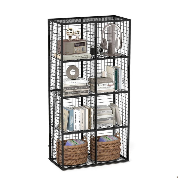 8 Cube Metal Storage Organizer Wire Storage Cube for Bedroom Office Closet Image 9