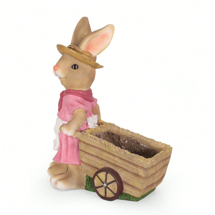 Charming Rabbit-Shaped Plant Holder For Indoor Or Outdoor Greenery Image 3