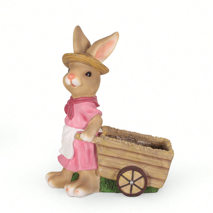 Charming Rabbit-Shaped Plant Holder For Indoor Or Outdoor Greenery Image 4