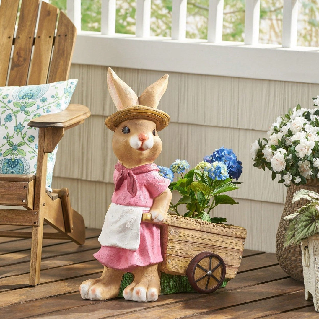 Charming Rabbit-Shaped Plant Holder For Indoor Or Outdoor Greenery Image 9