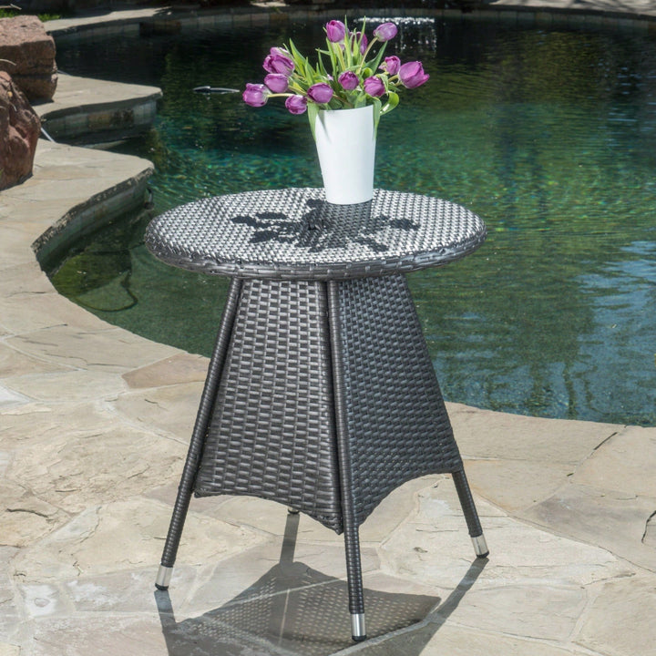 Chic Outdoor Bistro Table For Stylish Patio Dining And Entertaining Image 9