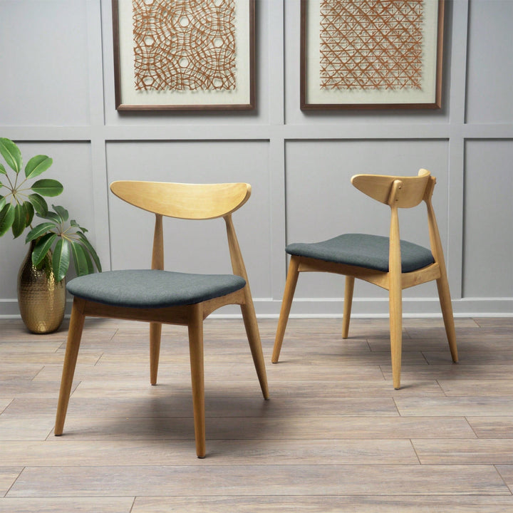 Elegant Dual Dining Chairs Set For Modern - Comfortable And Stylish Seating Solution Image 4