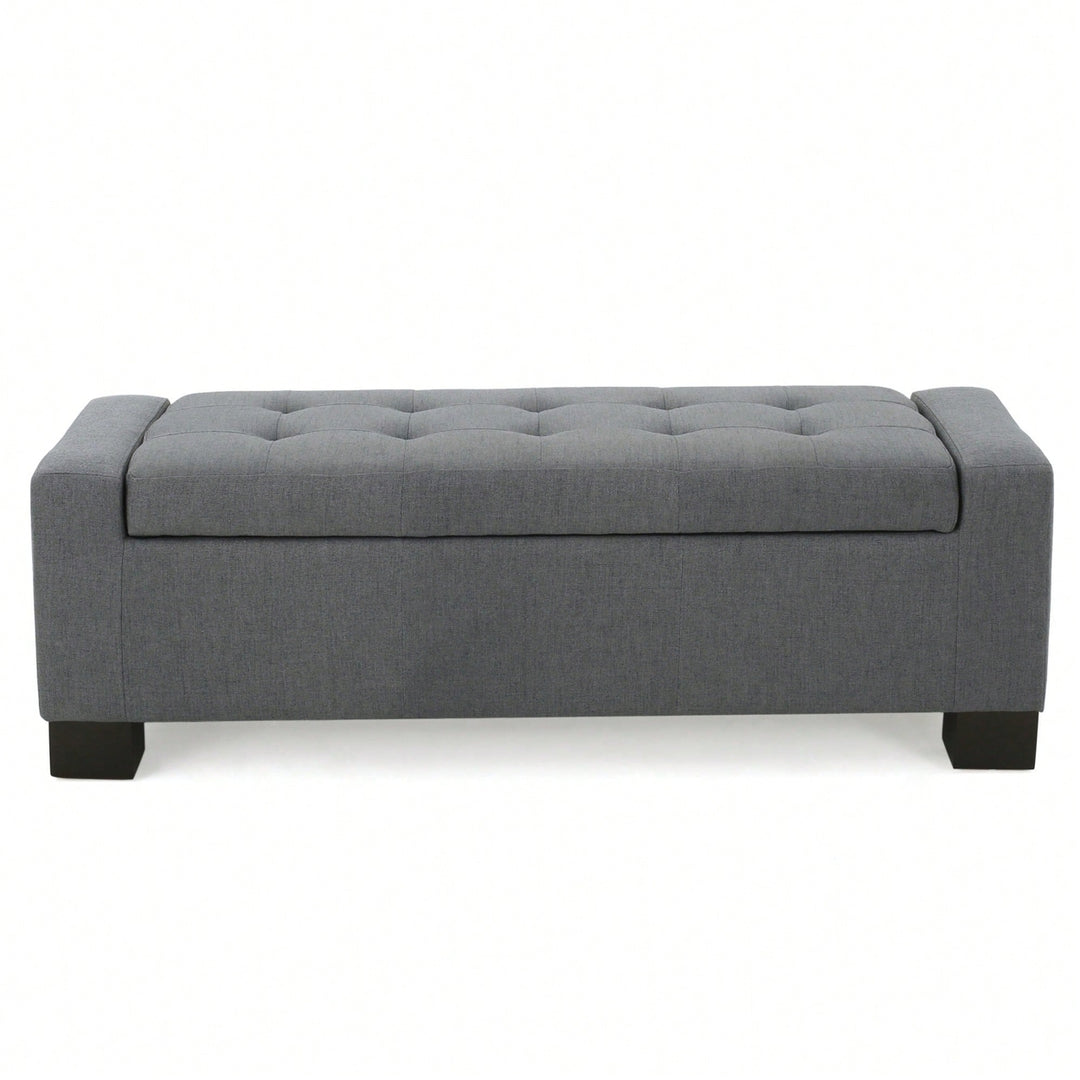 Elegant Ottoman With Plush Upholstery For Stylish Living Spaces Image 1