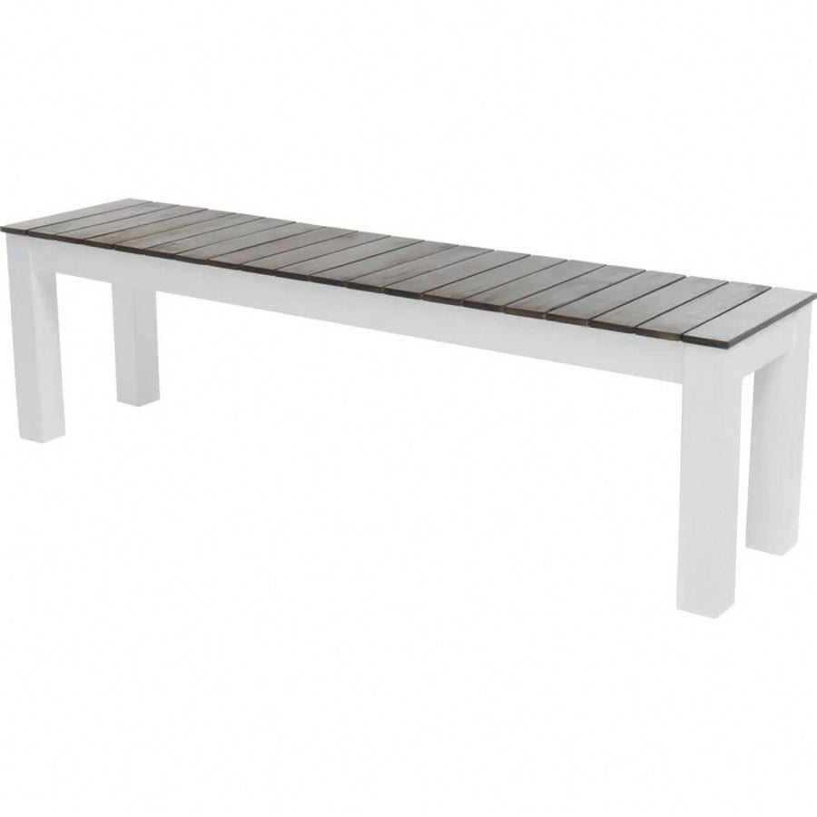 Elegant Outdoor Dining Bench Set For Stylish Patios And Gardens - Comfortable Seating For 2 Image 1