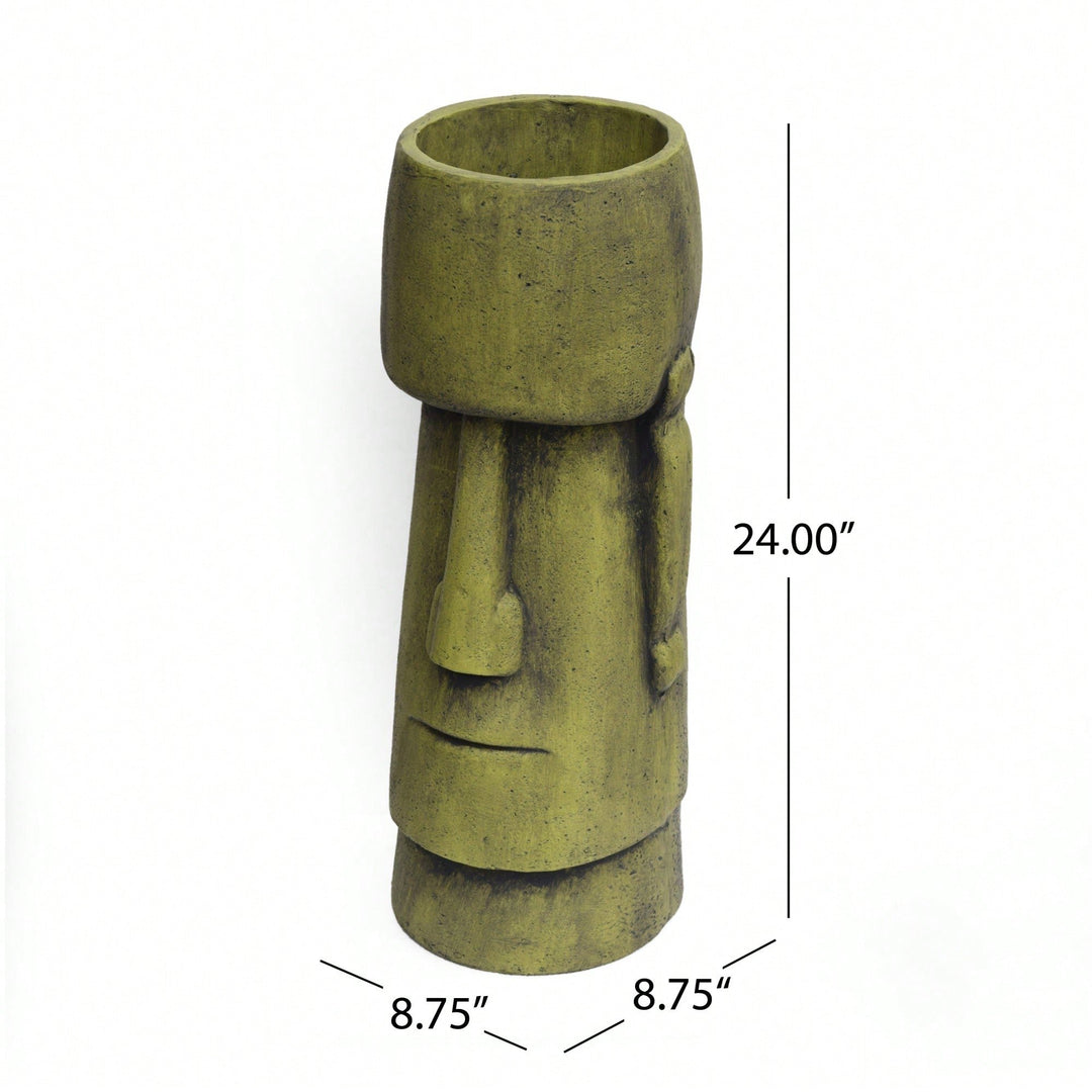 Elegant Outdoor Stone Urn Planter For Lush Greenery And Stylish Decor Image 6