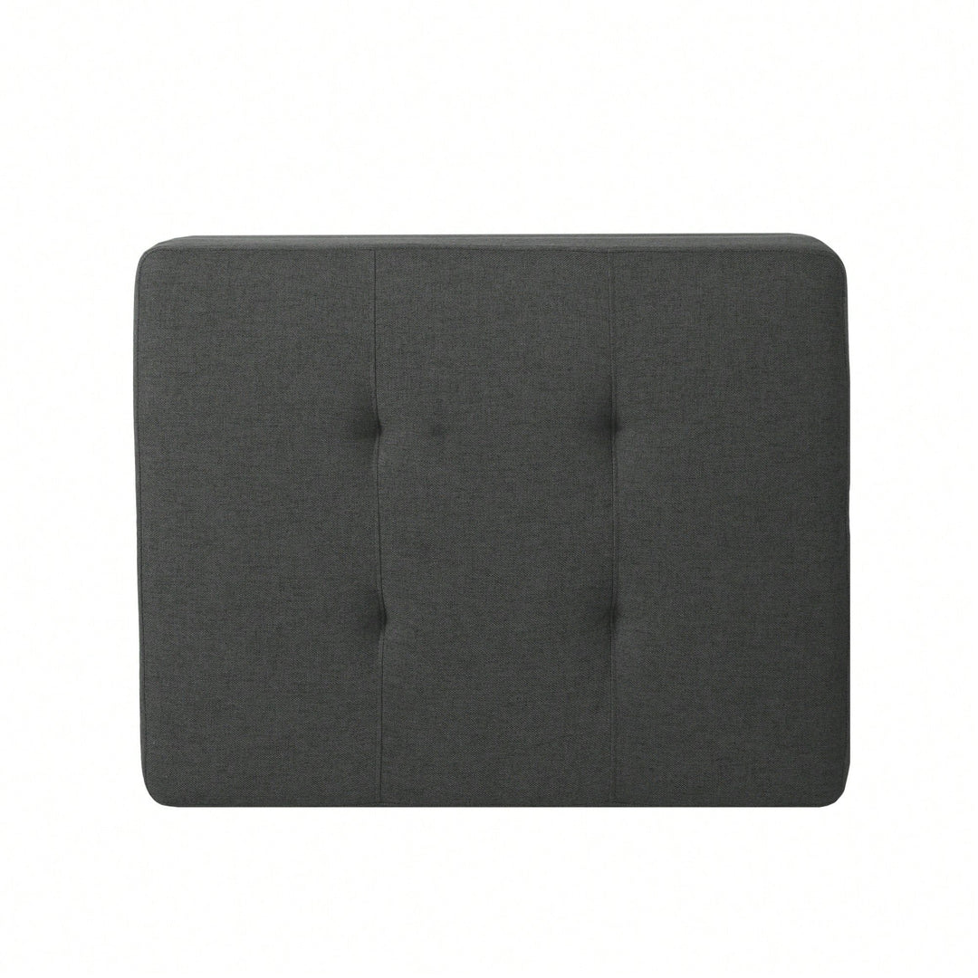 Elegant Plush Ottoman With Multifunctional Storage And Stylish Design Image 4