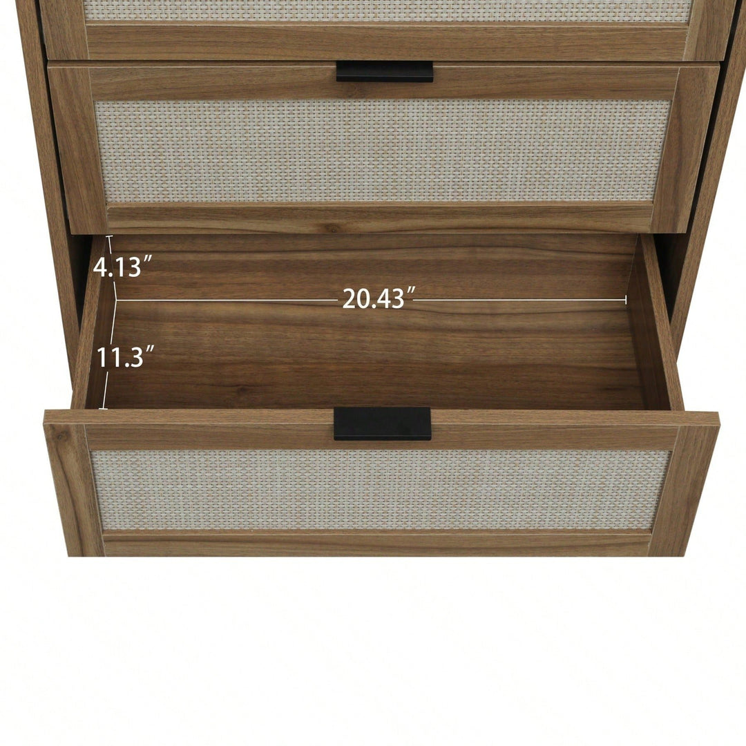 Drawer Cabinet, Suitable For Bedroom, Living Room, Study Image 8