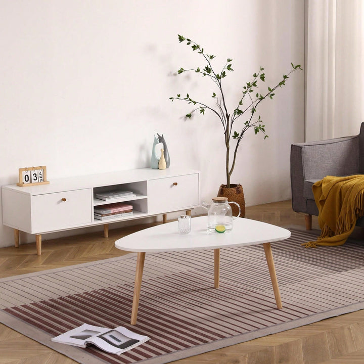 Elegant Egg-Shaped Coffee Table For Modern Living Spaces - Stylish And Unique Design Image 3