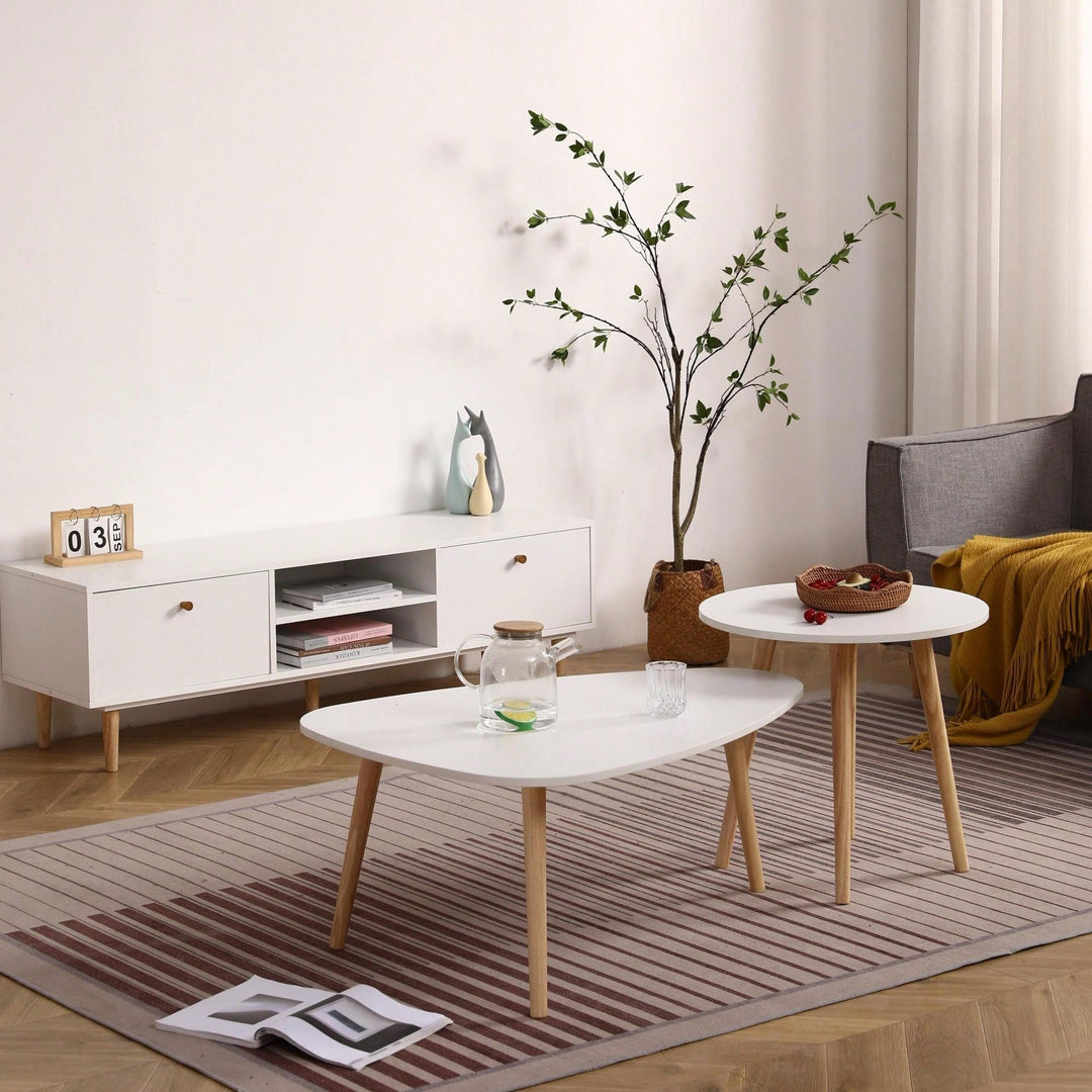 Elegant Egg-Shaped Coffee Table For Modern Living Spaces - Stylish And Unique Design Image 4