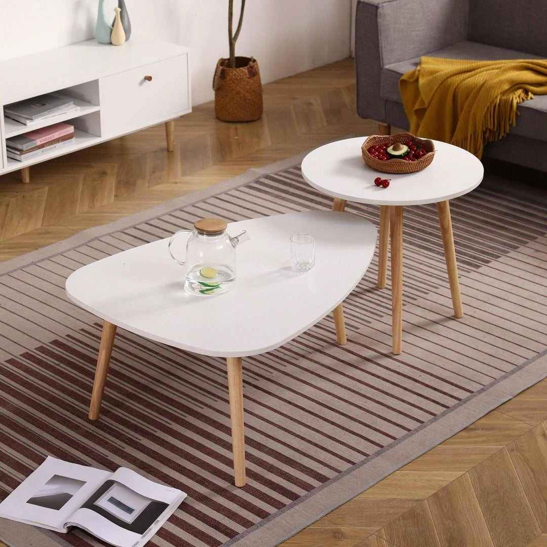 Elegant Egg-Shaped Coffee Table For Modern Living Spaces - Stylish And Unique Design Image 5