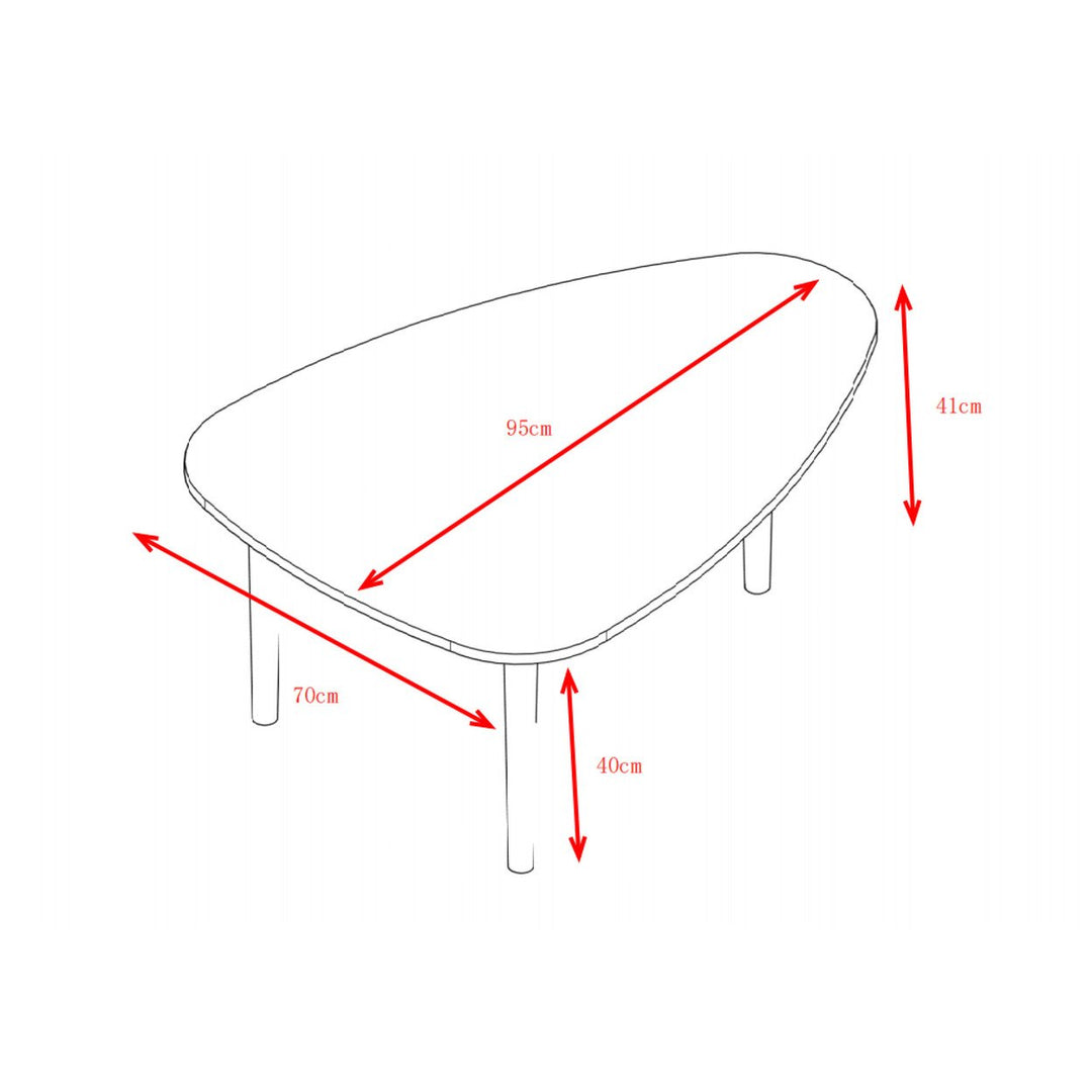 Elegant Egg-Shaped Coffee Table For Modern Living Spaces - Stylish And Unique Design Image 6