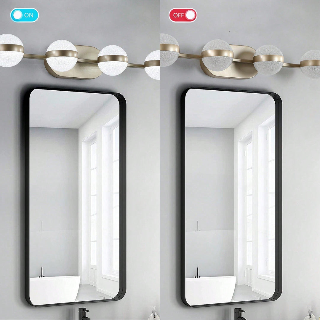 Energy Efficient 6 LED Vanity Lights for Bathroom and Home Easy Installation fine Design Image 8