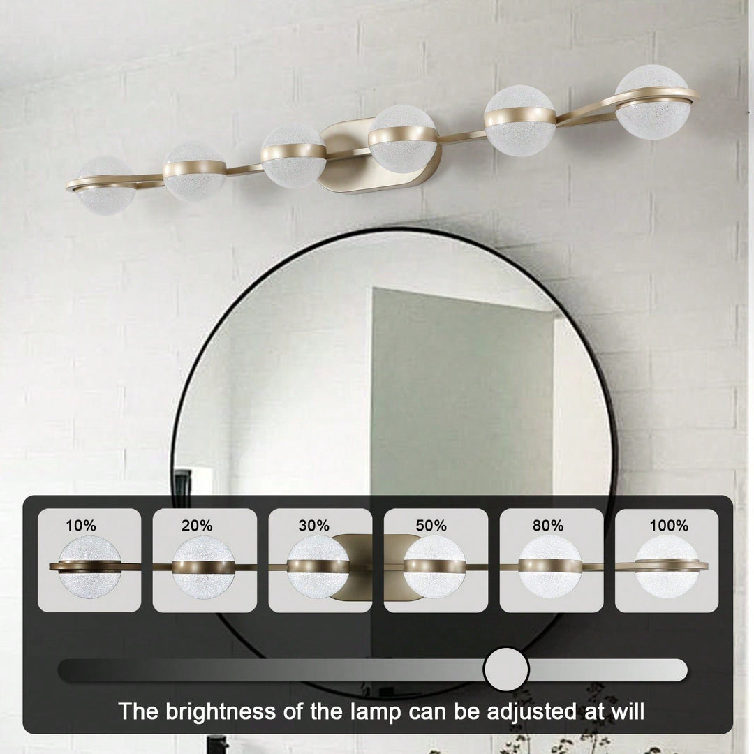 Energy Efficient 6 LED Vanity Lights for Bathroom and Home Easy Installation fine Design Image 9