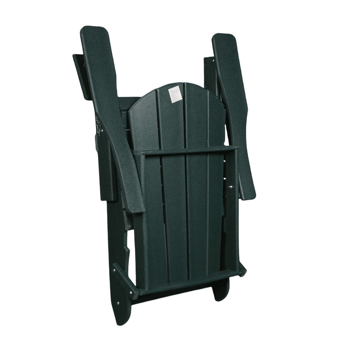 Folding Adirondack Chair, Stackable Arm Rest Ergonomic HDPE All-Weather Adirondack Chair Image 6