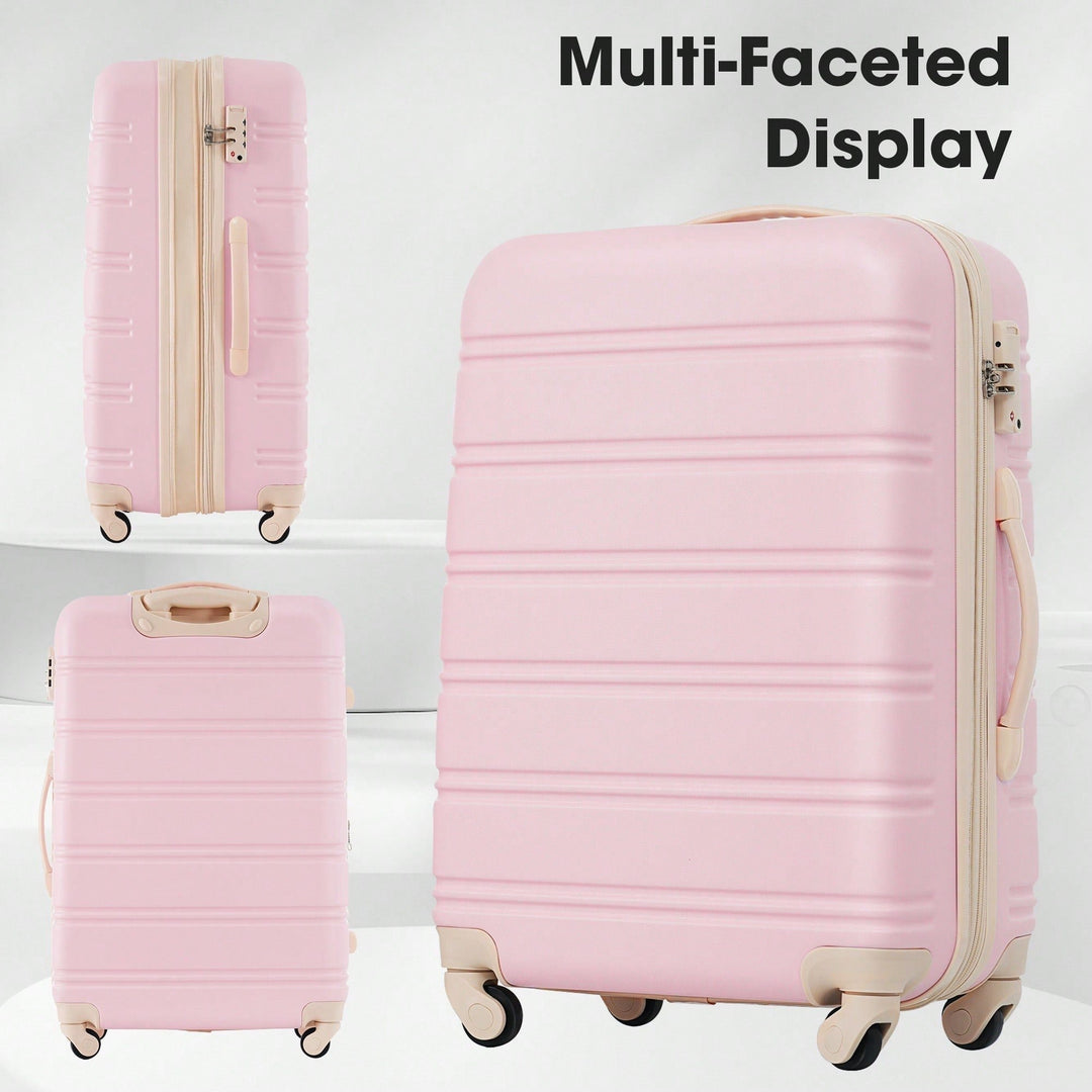 Durable Lightweight Hardshell Luggage Set - 2-Piece Spinner Suitcases With TSA Lock - 20" and 28" Upright Bags Image 2