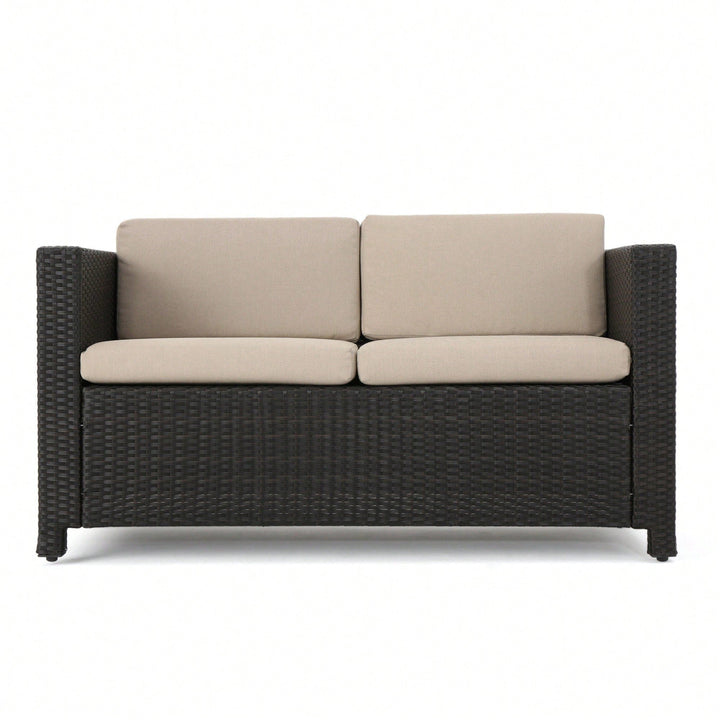 Cozy Two-Seater Sofa For Stylish Living Spaces - Perfect For Homes And Apartments Image 1