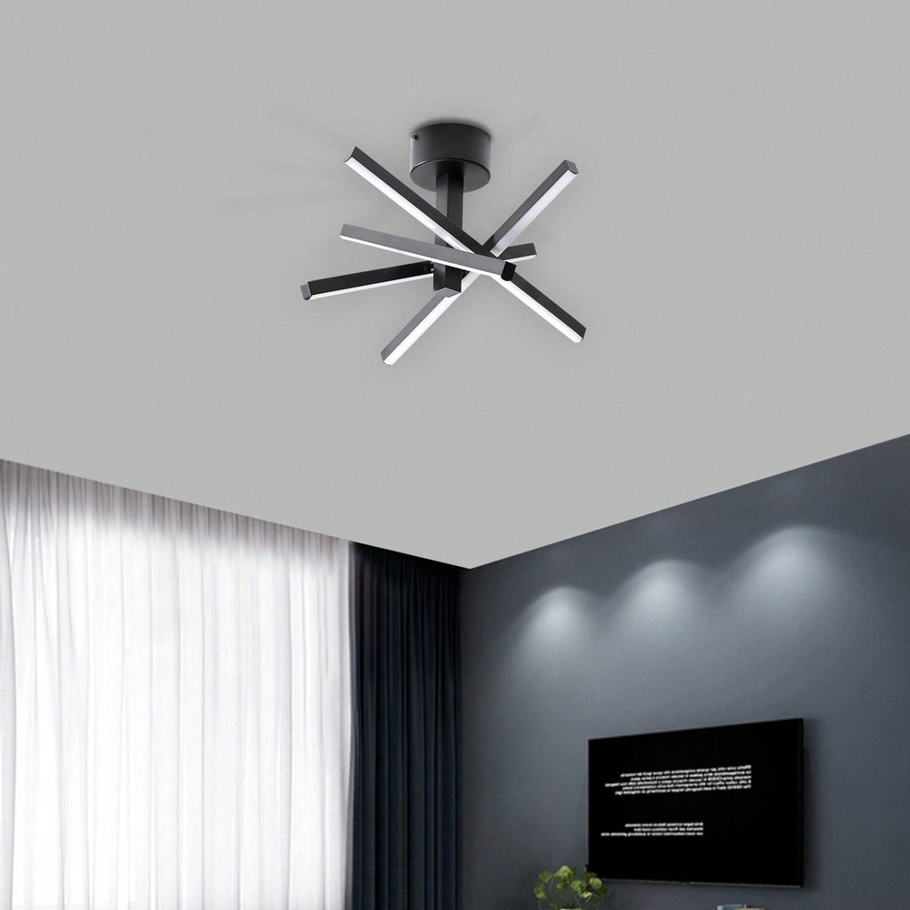 Dimmable LED Flush Mount Ceiling Light with Remote Control Adjustable Brightness Color Temperature Energy Efficient Image 2