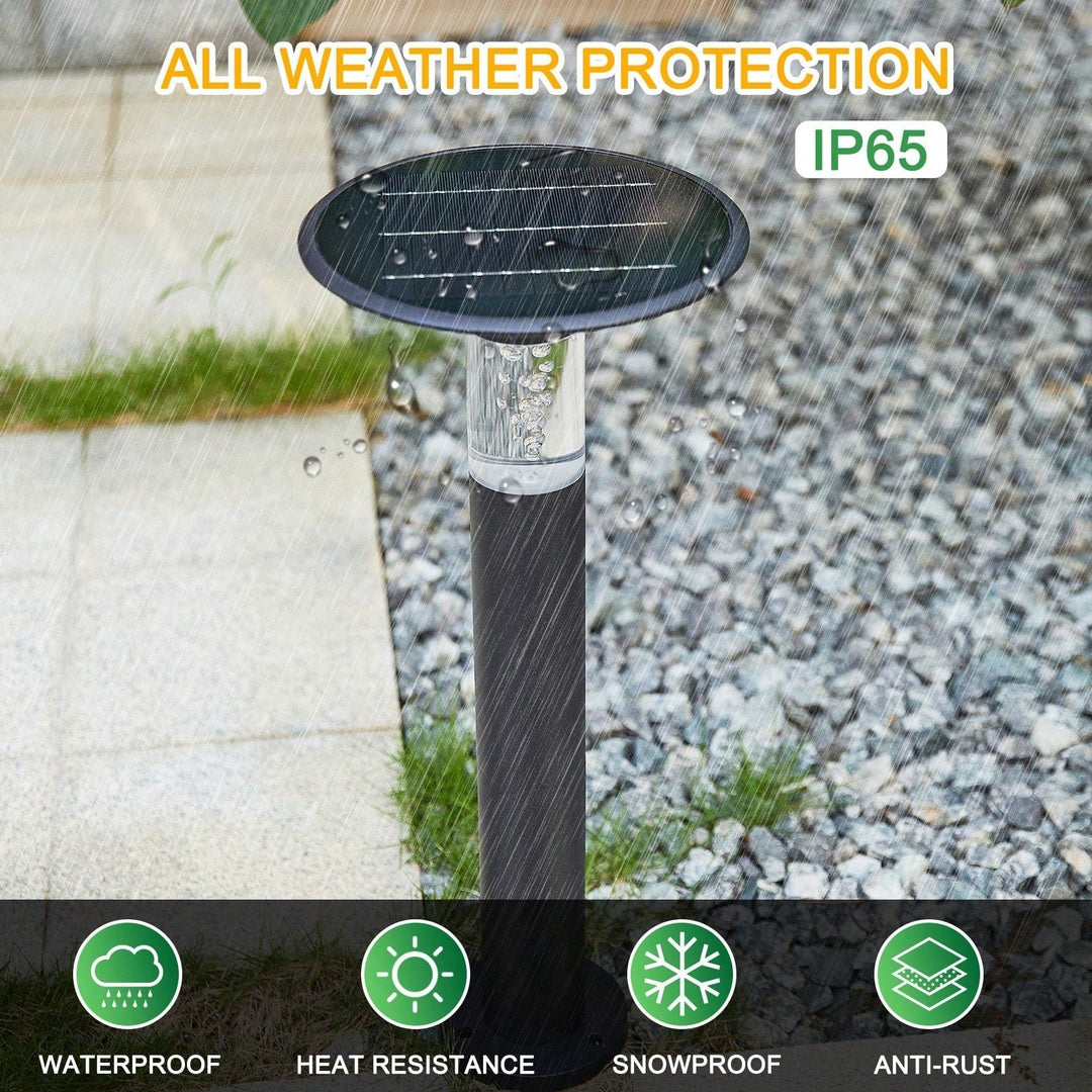 Dimmable Solar Lawn Lights IP65 Waterproof Outdoor Landscape Lighting for Gardens Parks Courtyards Energy Efficient Easy Image 3