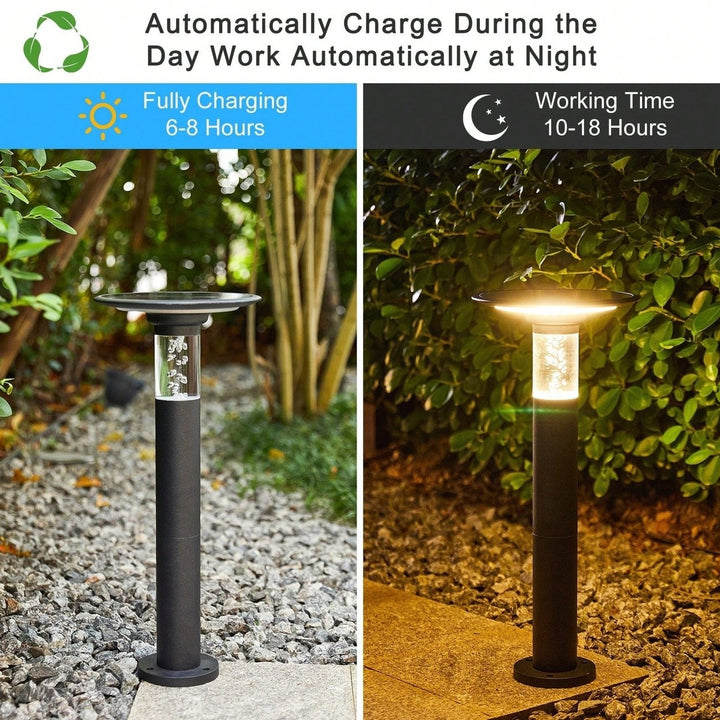 Dimmable Solar Lawn Lights IP65 Waterproof Outdoor Landscape Lighting for Gardens Parks Courtyards Energy Efficient Easy Image 7