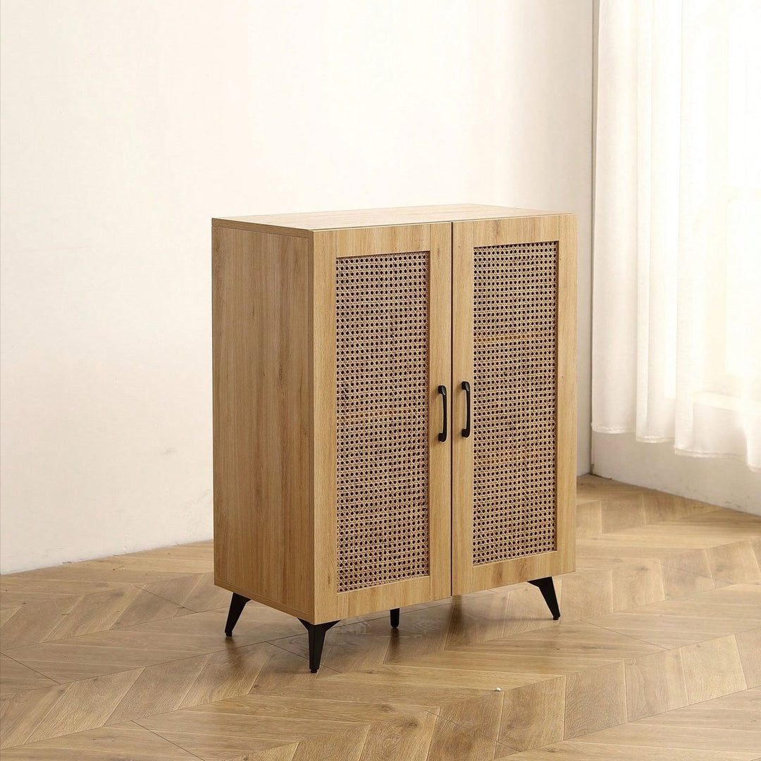 Double-Door Shoe Cabinet With Large Storage Space And Durable Structure Image 1