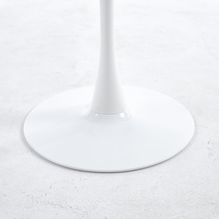 Elegant White Marble Dining Table  Modern MDF Kitchen Table and Executive Desk - Perfect for Dining Room and Home Image 5