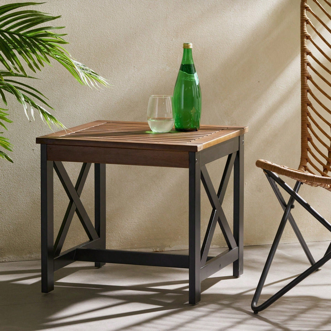 Farmhouse Two-Toned End Table Image 2