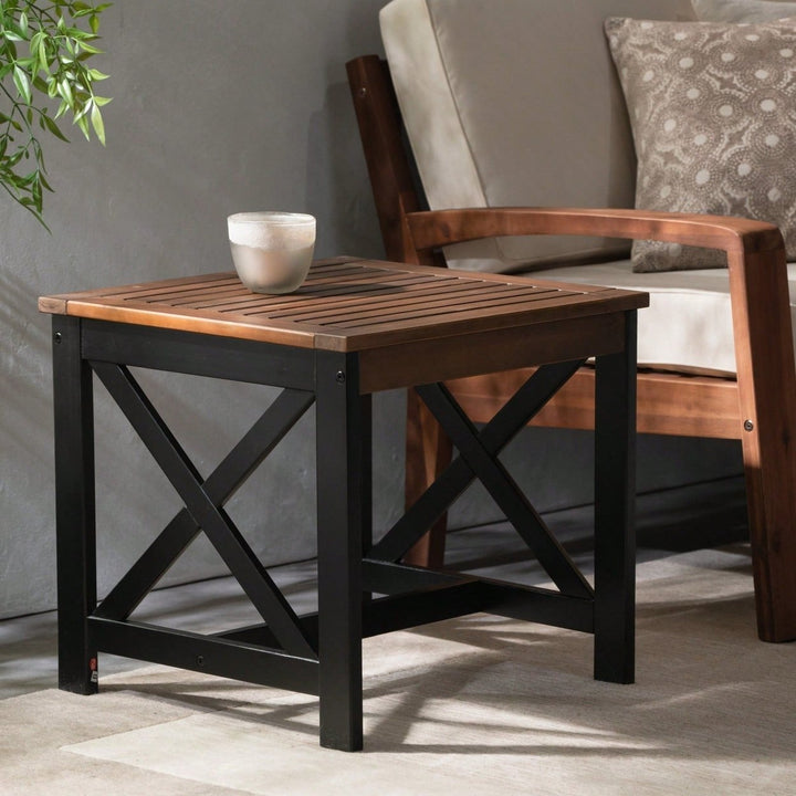 Farmhouse Two-Toned End Table Image 8