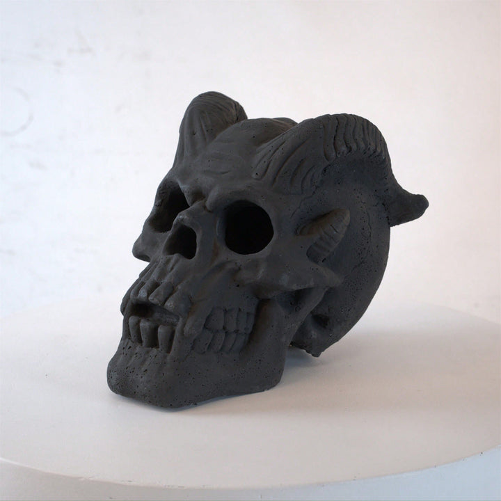 Fireproof Imitation Skull Gas Log For Natural Gas Or Propane Fireplaces, Fire Pits, Campfires, , And BBQs Image 3