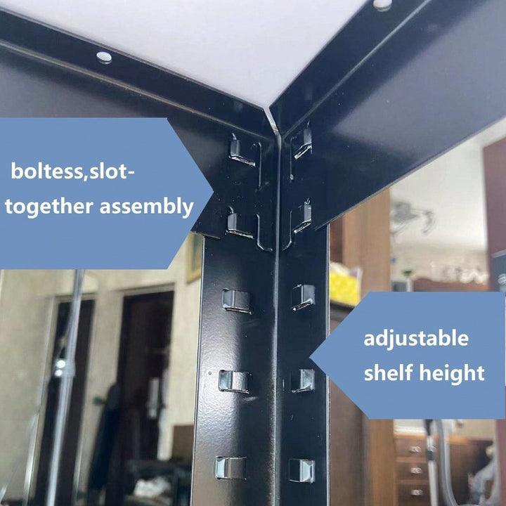 Heavy Duty Freestanding Clothing Rack with Adjustable Shelves and Hanging Rod for Costumes and Seasonal Decor Image 8