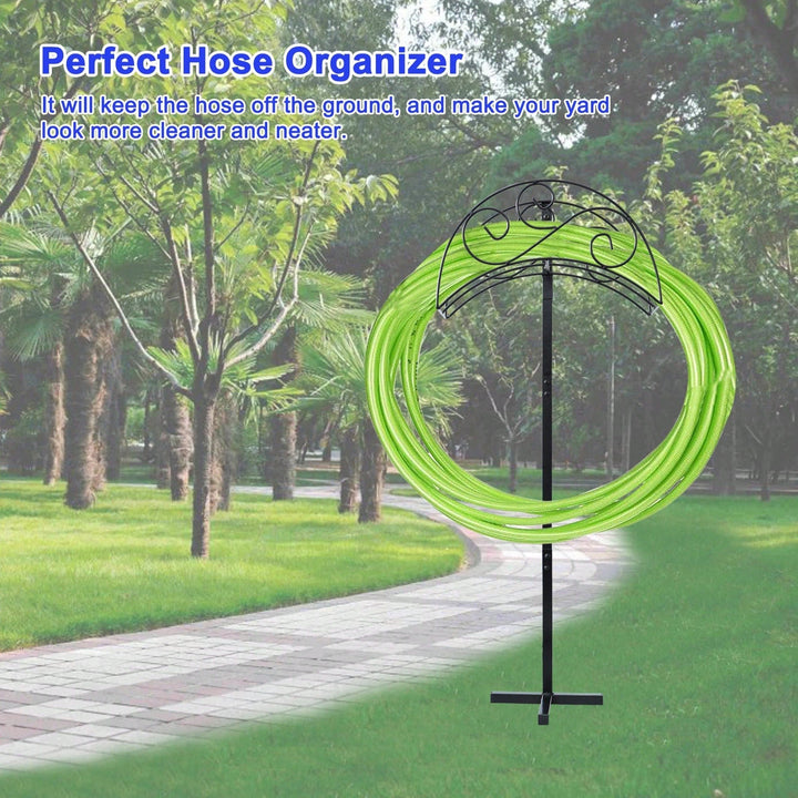 Heavy Duty Removable Freestanding Garden Hose Holder For Outdoor Patio - Detachable And Space-Saving Design Image 6