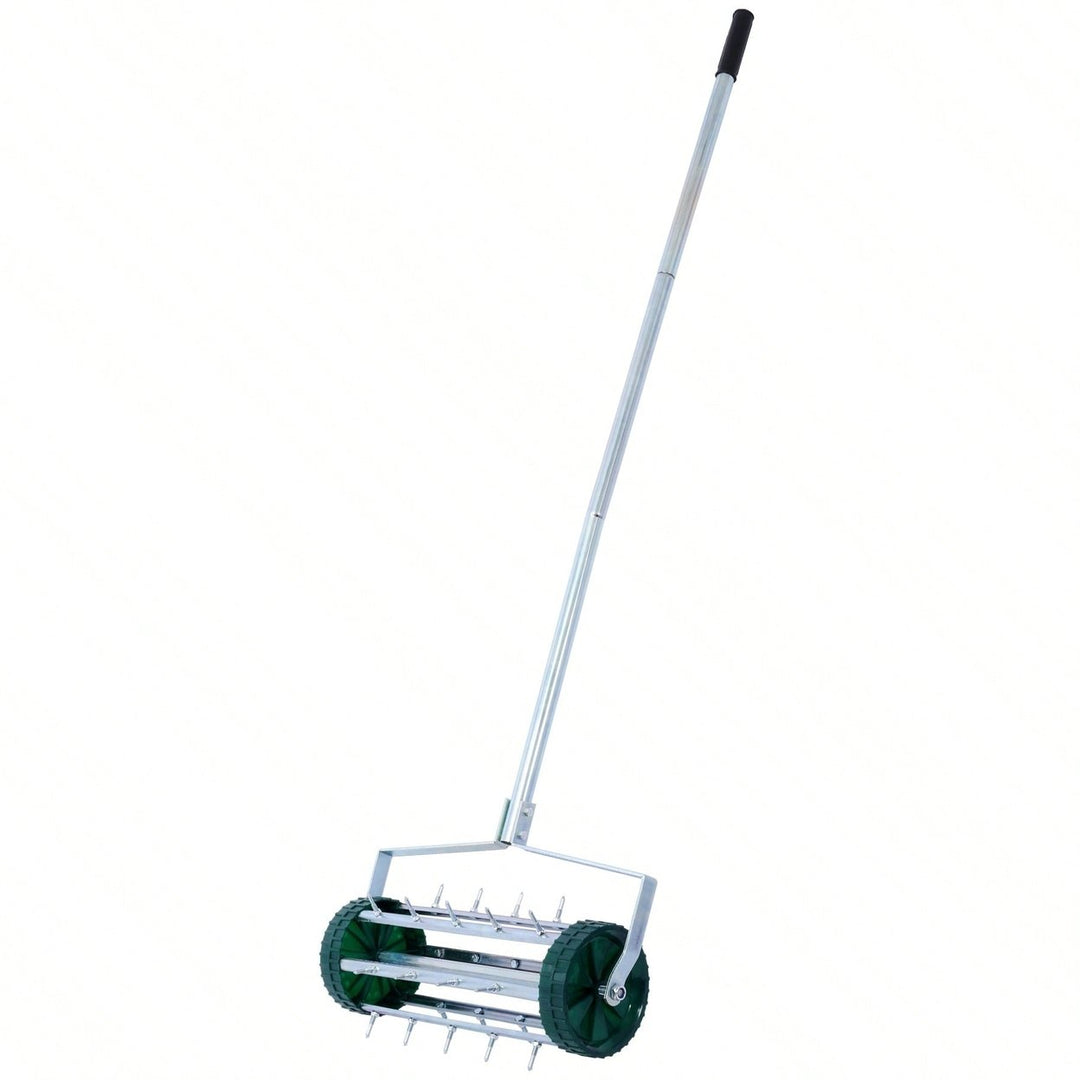 Heavy-Duty Spike Lawn Aerator: Enhance Your Lawns Health With Efficient And Durable Design Image 1