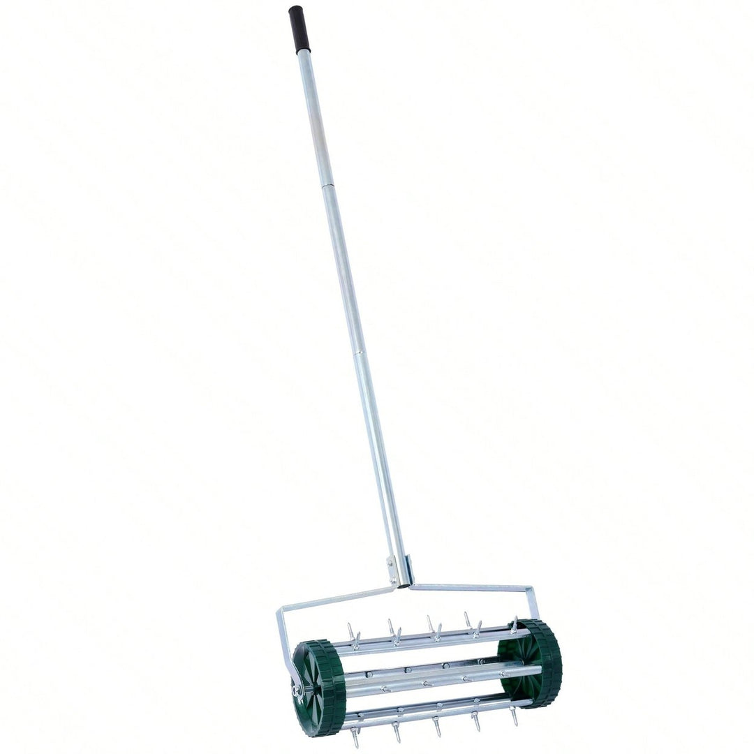 Heavy-Duty Spike Lawn Aerator: Enhance Your Lawns Health With Efficient And Durable Design Image 3