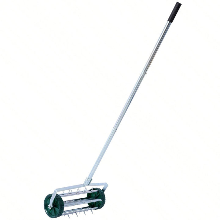 Heavy-Duty Spike Lawn Aerator: Enhance Your Lawns Health With Efficient And Durable Design Image 4