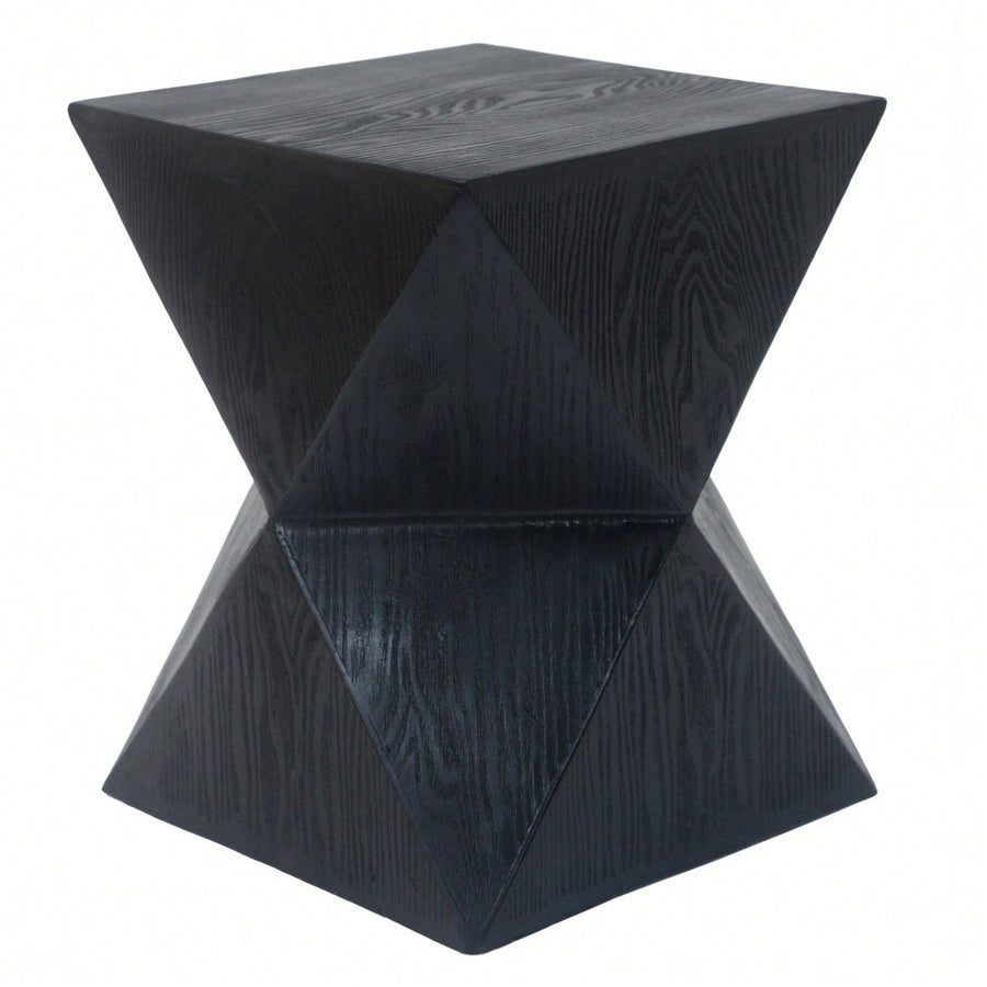 Geometric Elegance Side Table With Prismatic Design For Modern Living Spaces Image 1