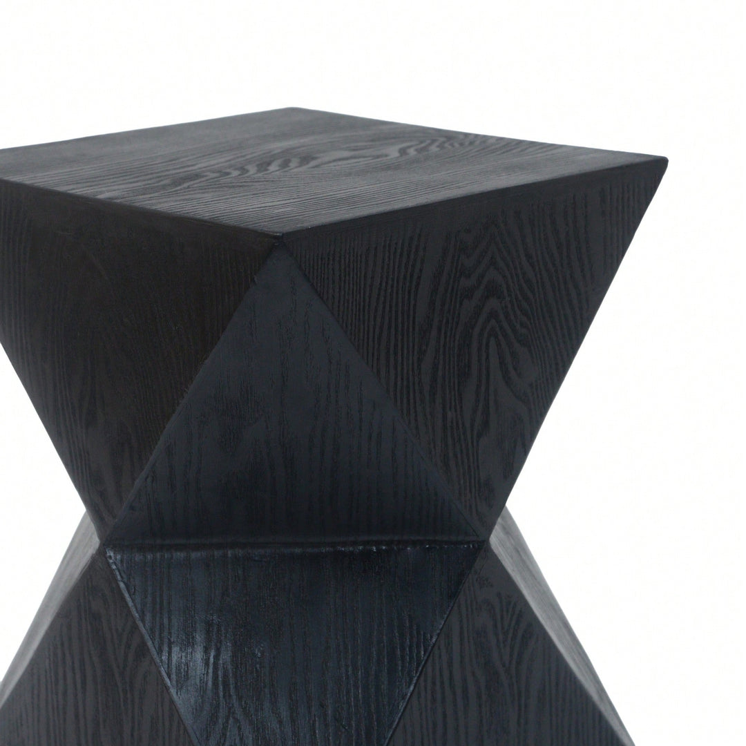 Geometric Elegance Side Table With Prismatic Design For Modern Living Spaces Image 5