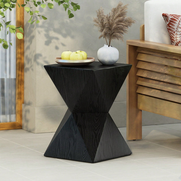 Geometric Elegance Side Table With Prismatic Design For Modern Living Spaces Image 8