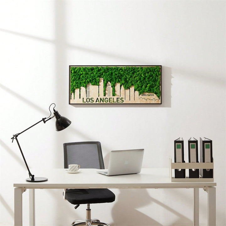 Los Angeles Skyline Metal Wall Art  Stunning City Silhouette For Image 2