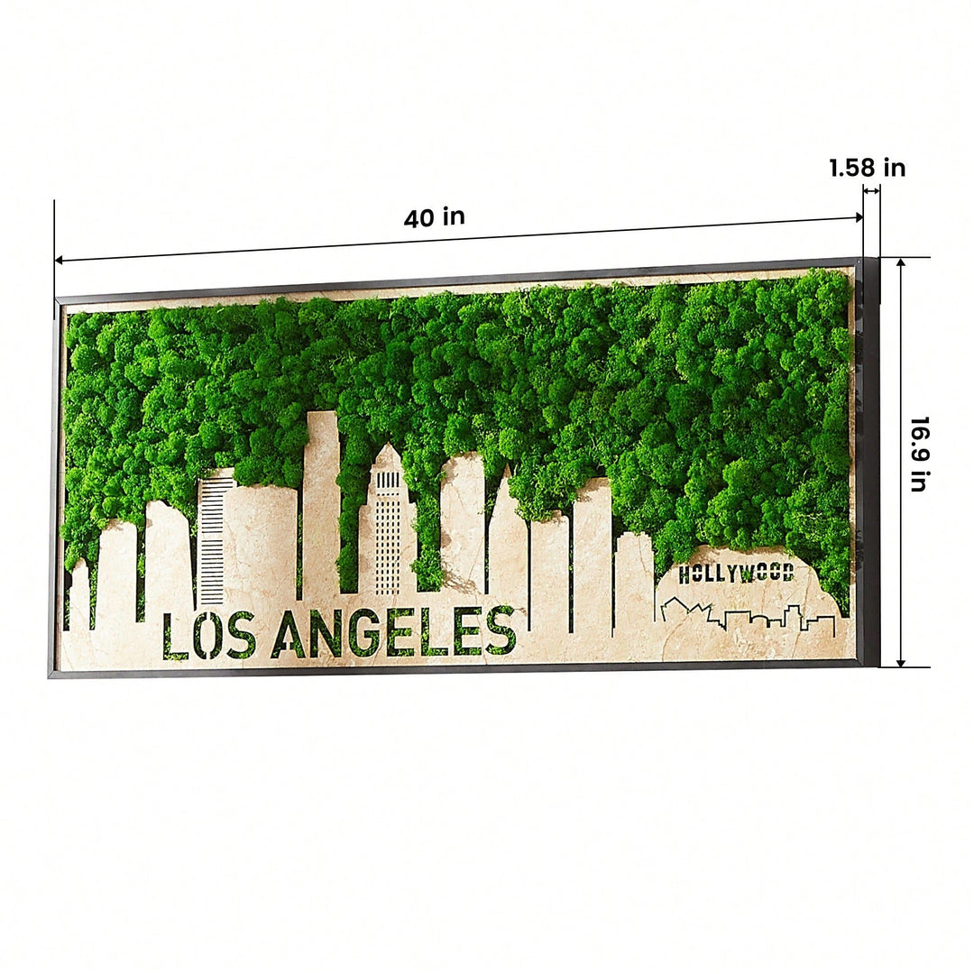 Los Angeles Skyline Metal Wall Art  Stunning City Silhouette For Image 4