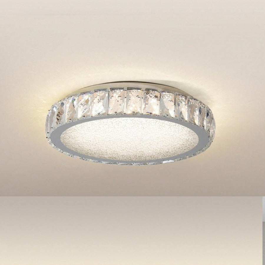 Luxury Adjustable LED Crystal Chandelier Ceiling Light Energy Efficient Modern Design Image 1